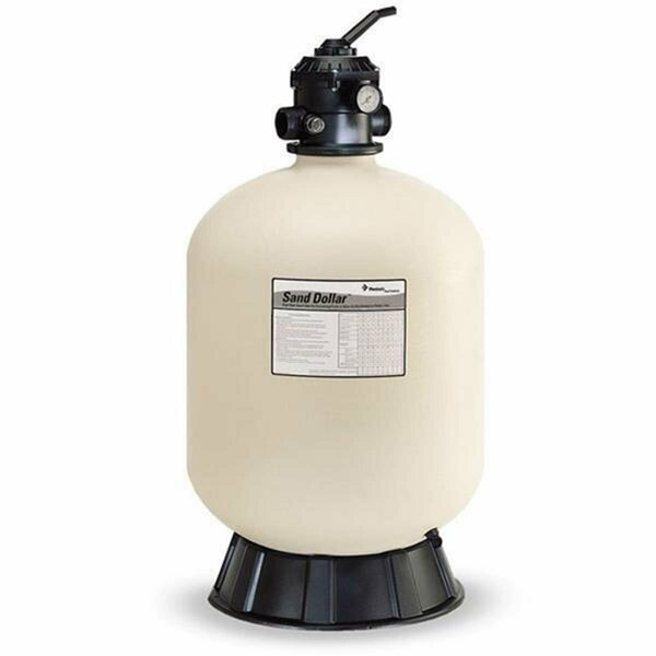 Pentair Pool Products 1.5 in. Almond Top Mount Sand Filter Assembly EC145322